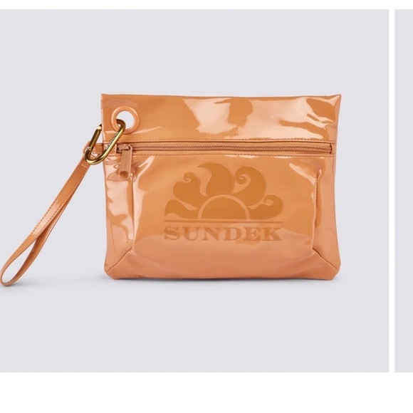 Sundek Handbags - Sundek CLUTCH WITH CARABINER